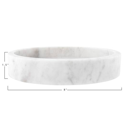 Hello Honey® 8" Carved Marble Tray